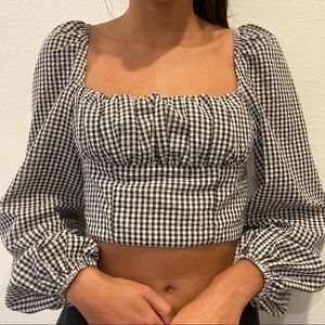 US2 Princess Polly Gingham Blouse